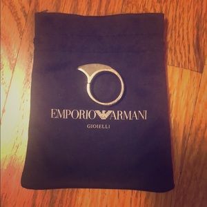 ✨Emporio Armani Stone Sterling Silver Ring